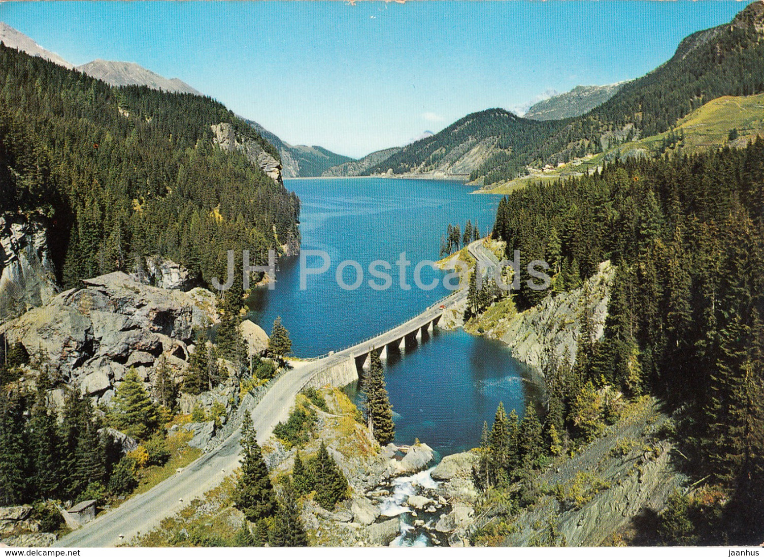 Marmorerasee Am Julierpass - 5076 - 1973 - Switzerland - Used - Marmorera