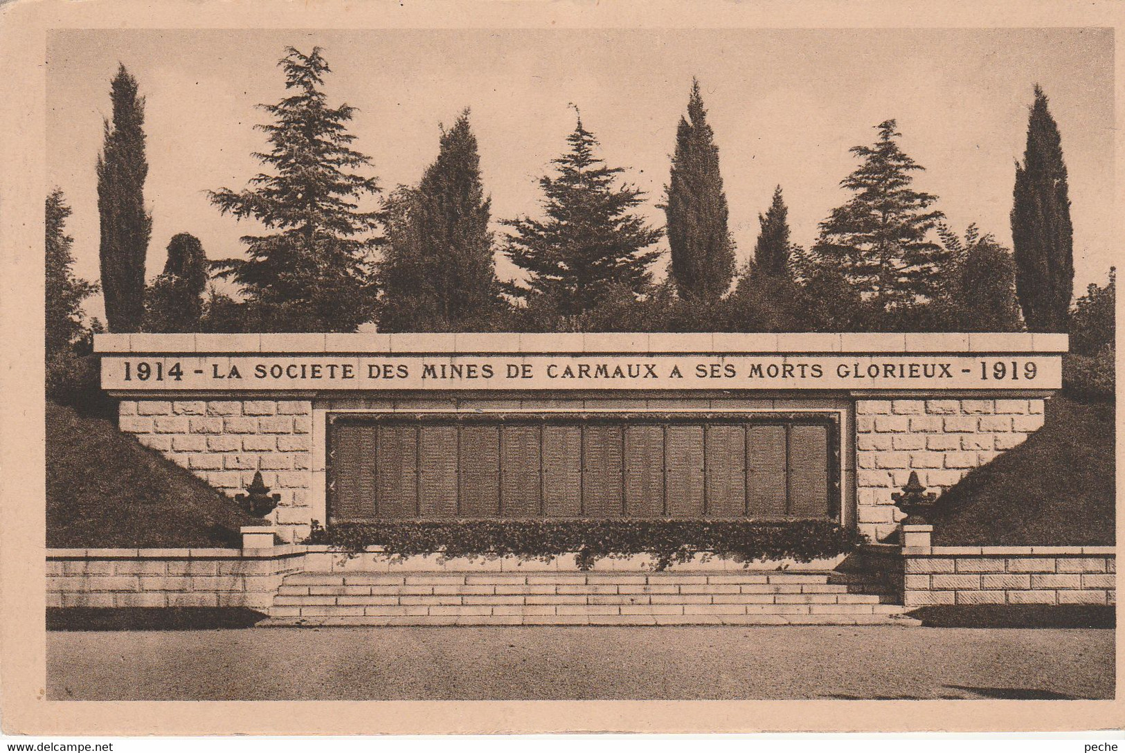 N°5591 R -cpa Mines De Carmaux -le Monument Aux Morts- - Mines