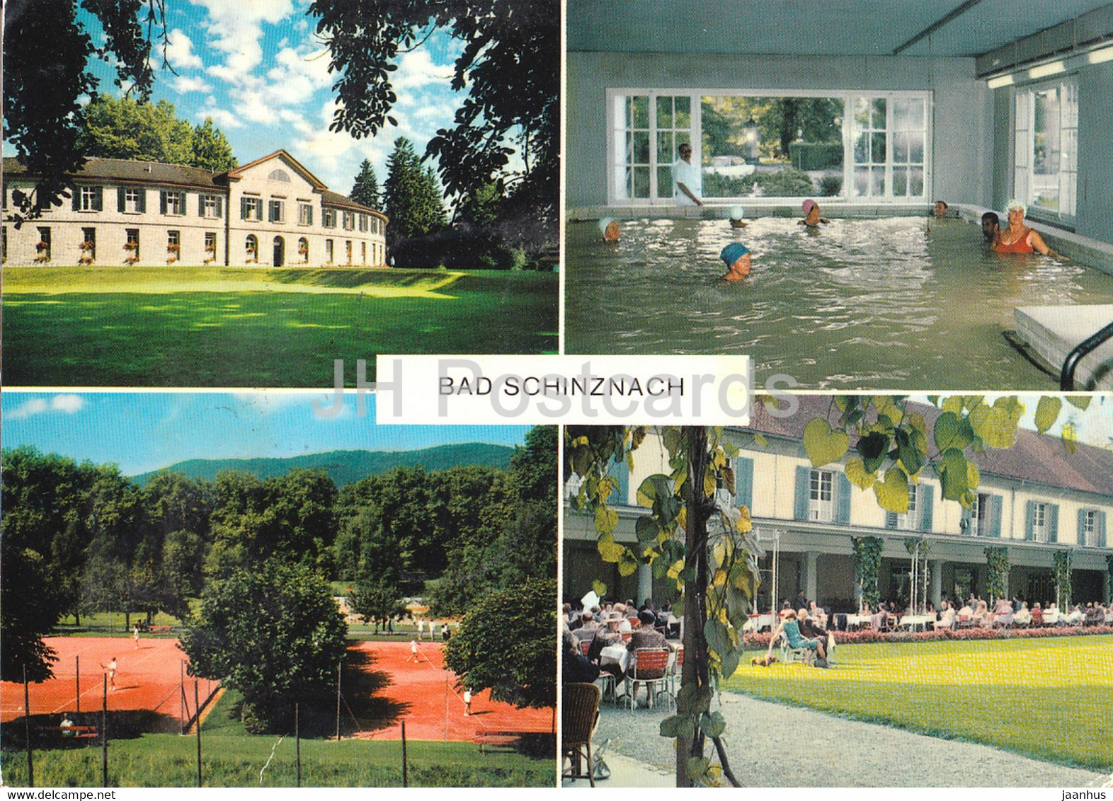 Bad Schinznach - Parkhotel Kurhaus - Pool - Tennis Court - Multiview - 1979 - Switzerland - Used - Schinznach 