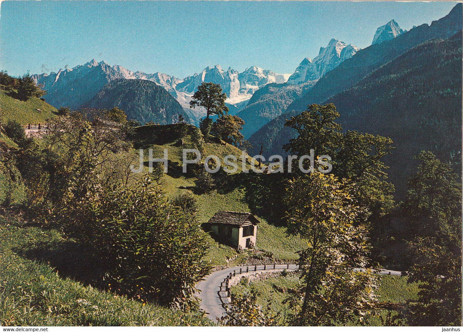 Bei Soglio Im Bergell Mit Bondascagruppe - 494 - 1988 - Switzerland - Used - Soglio