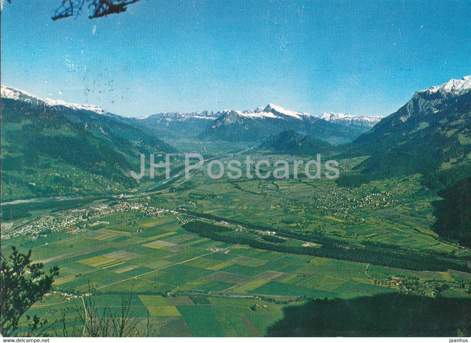 Aussichtspunkt Flueli - Valzeina - Rheintal - Alpsteingebirge - 1971 - Switzerland - Used - Valzeina