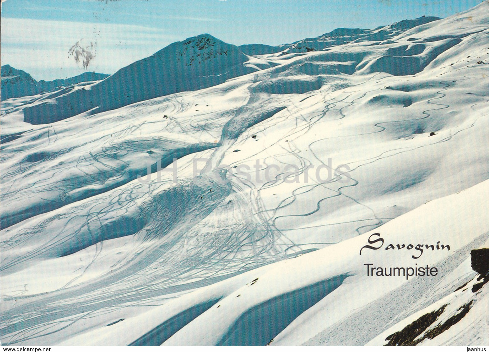 Savognin Traumpiste - Piz Martegnas - Naladas - 1978 - Switzerland - Used - Savognin