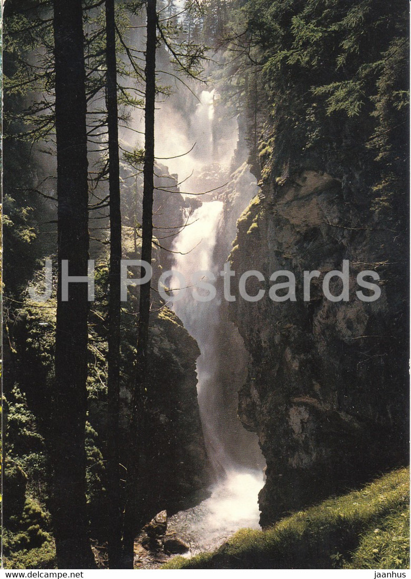 Dalpe - Cascata Della Piumogna - Waterfall - 1970 - Switzerland - Used - Dalpe