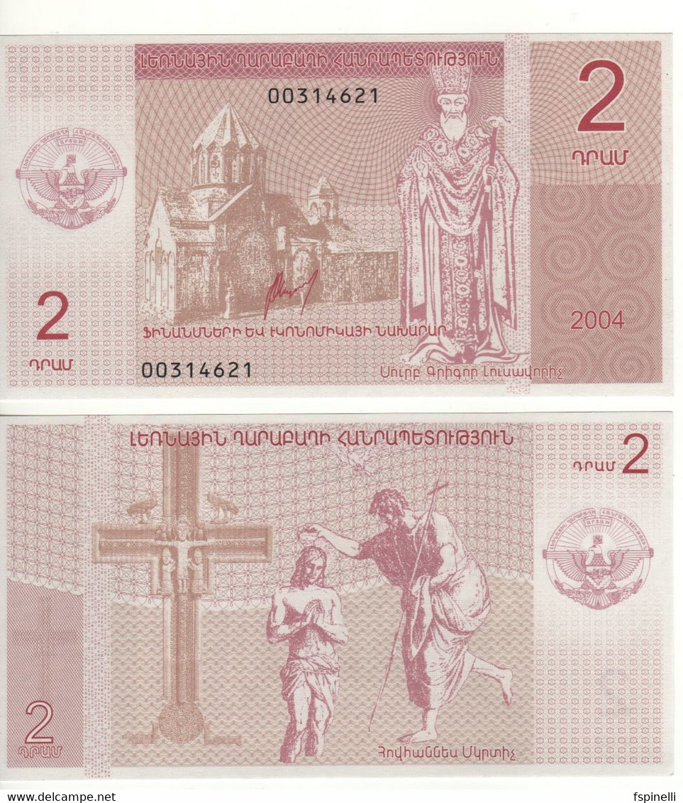 Nagorno-Karabakh  2 Dram  PNL  ( Issued By Republic Of Artsakh )  Simbolic Value - Autres - Asie