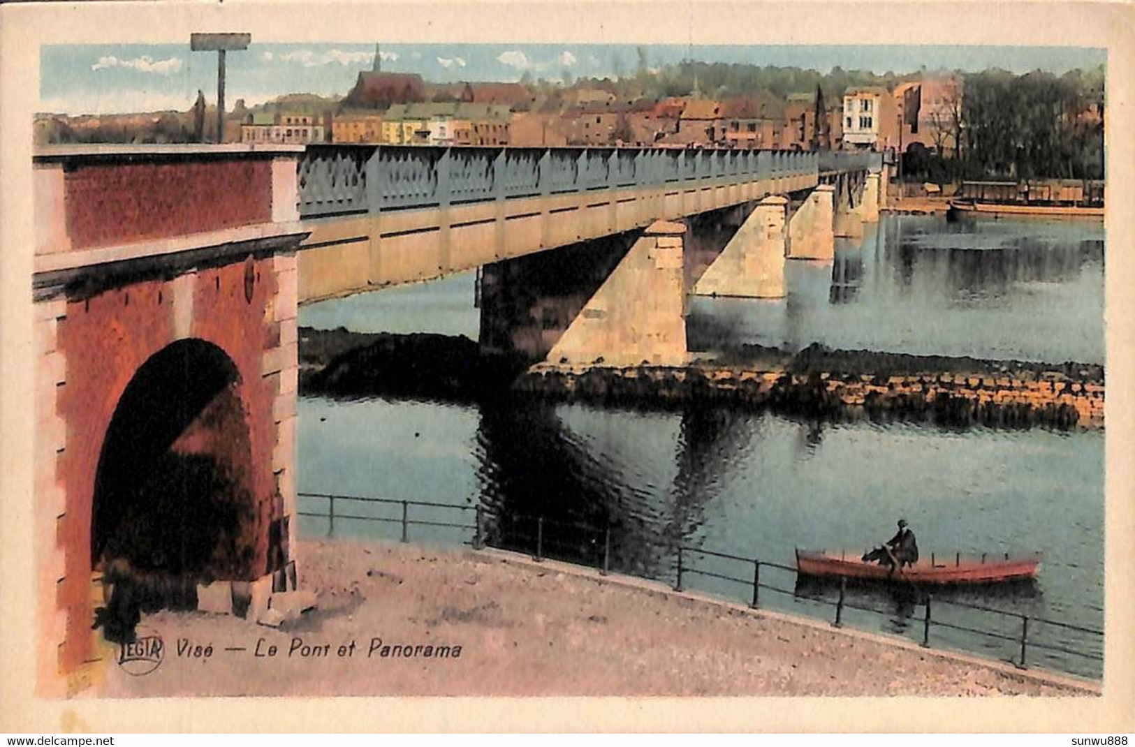 Visé - Le Pont Et Panorama (Legia Colorisée Animée J. Mat) - Wezet