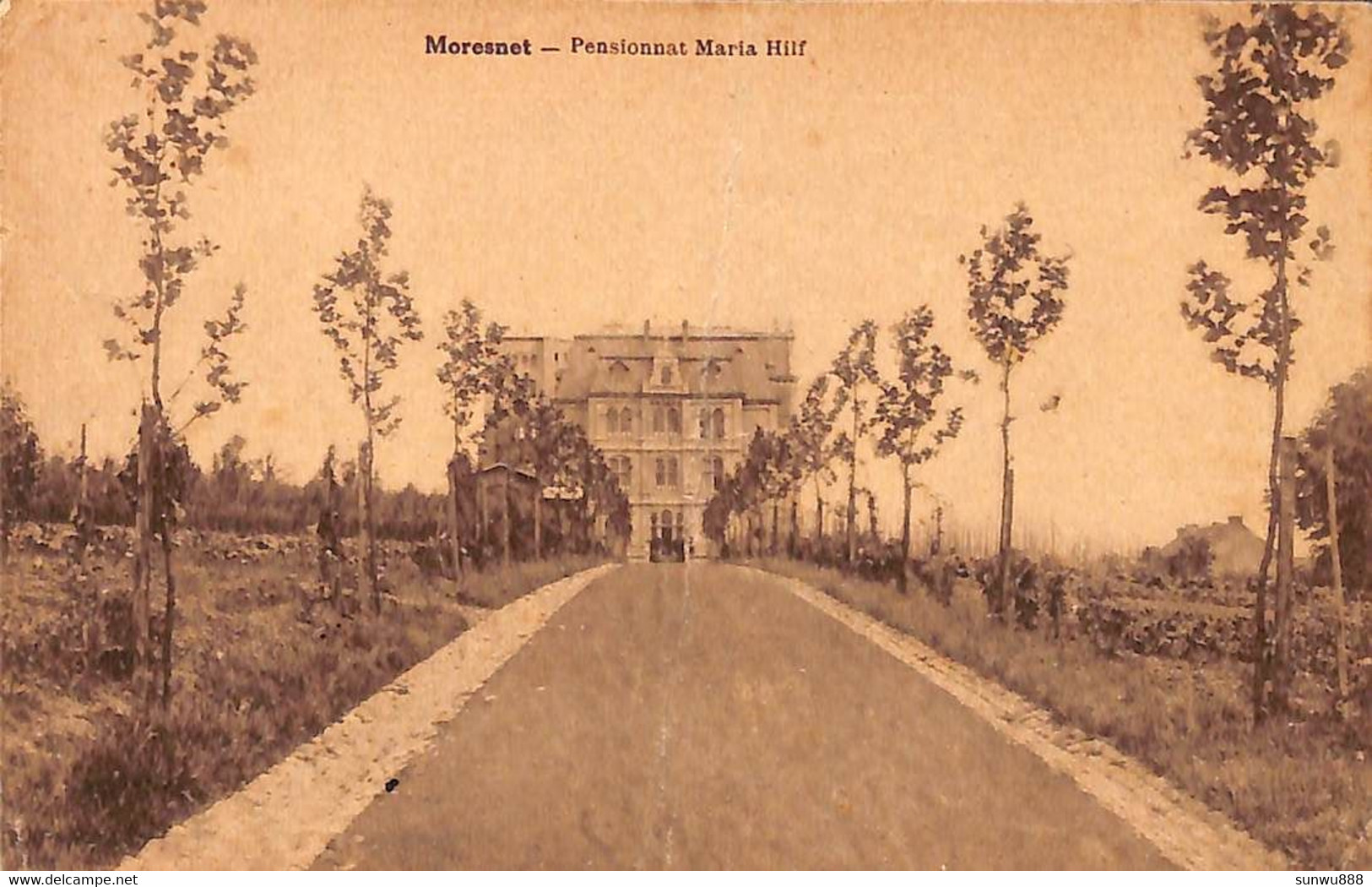 Moresnet - Pensionnat Maria Hilf (Desaix, Coll. Fr Vandegaar 1931...pli Vertical Central) - Blieberg