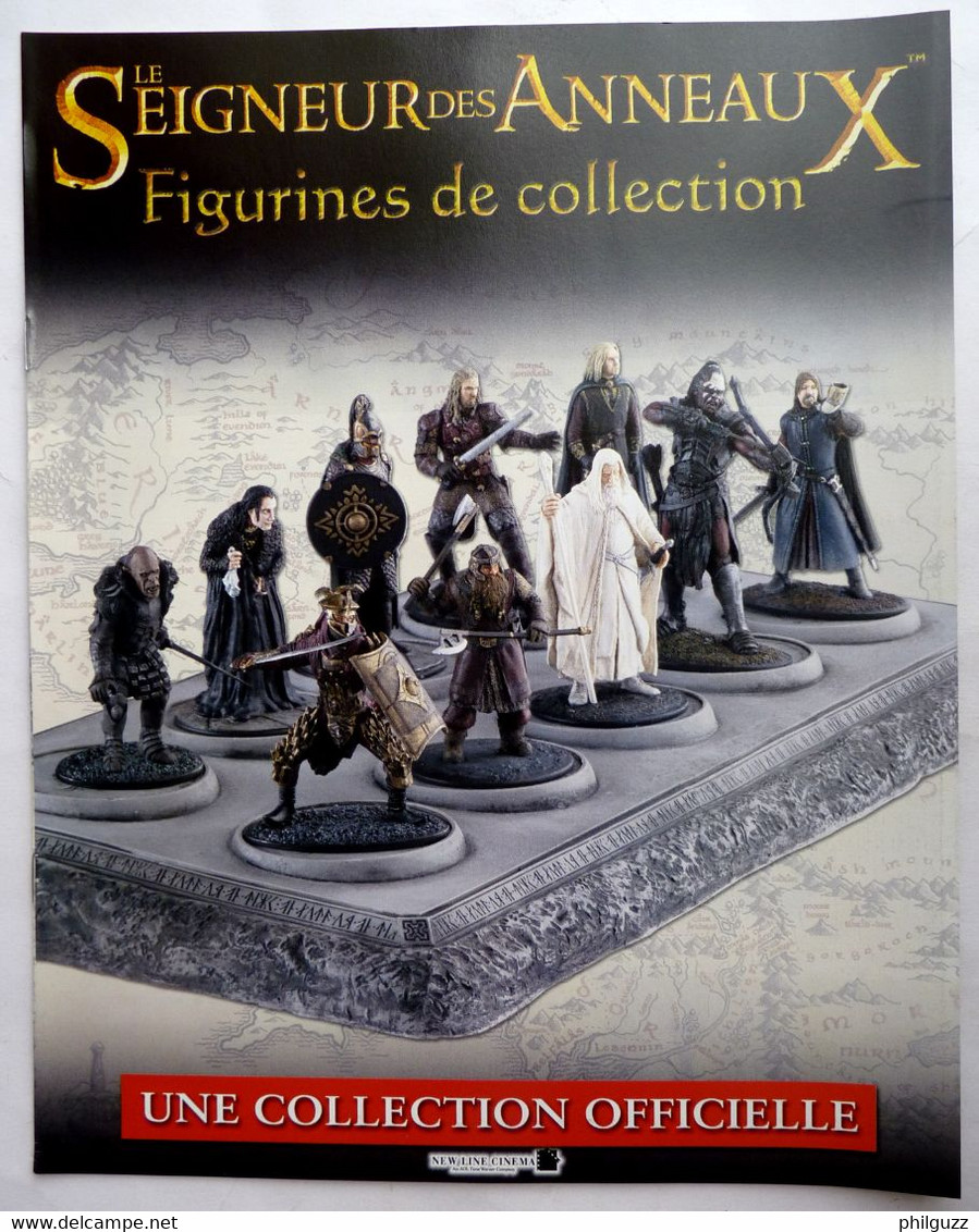 LIVRET  New Line Cinema Collection COLLECTION FIGURINES DU SEIGNEUR DES ANNEAUX - Le Seigneur Des Anneaux