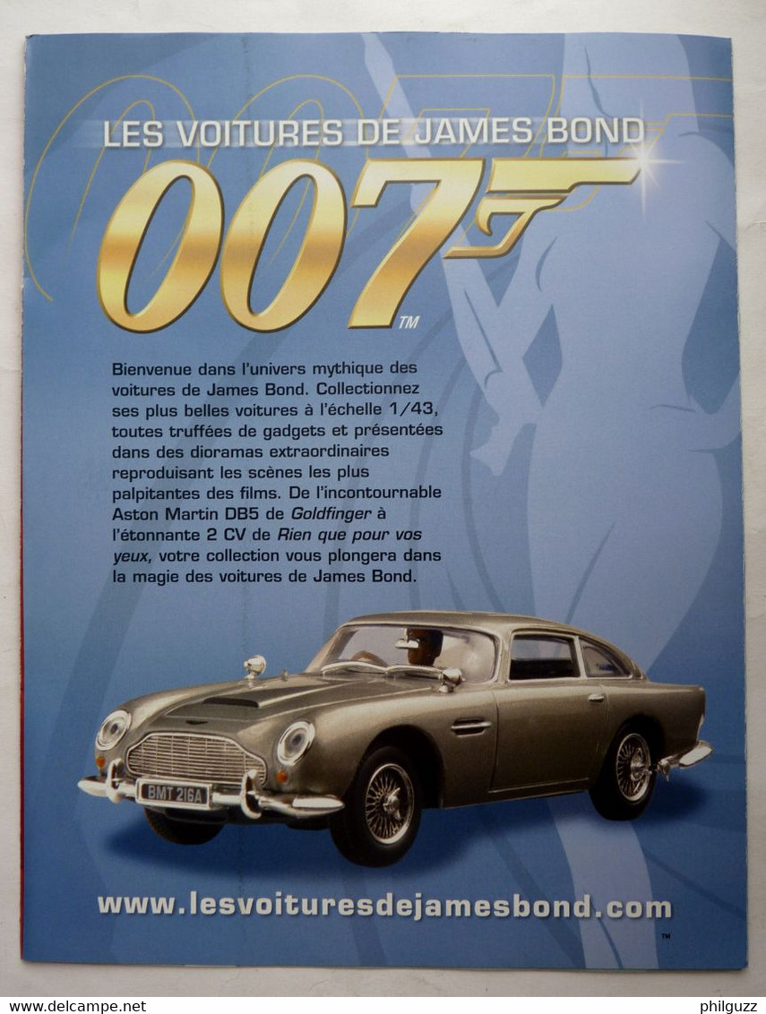 DEPLIANT ABONNEMENT COLLECTION FABBRI LES VOITURES DE JAMES BOND 2006 - El Señor De Los Anillos