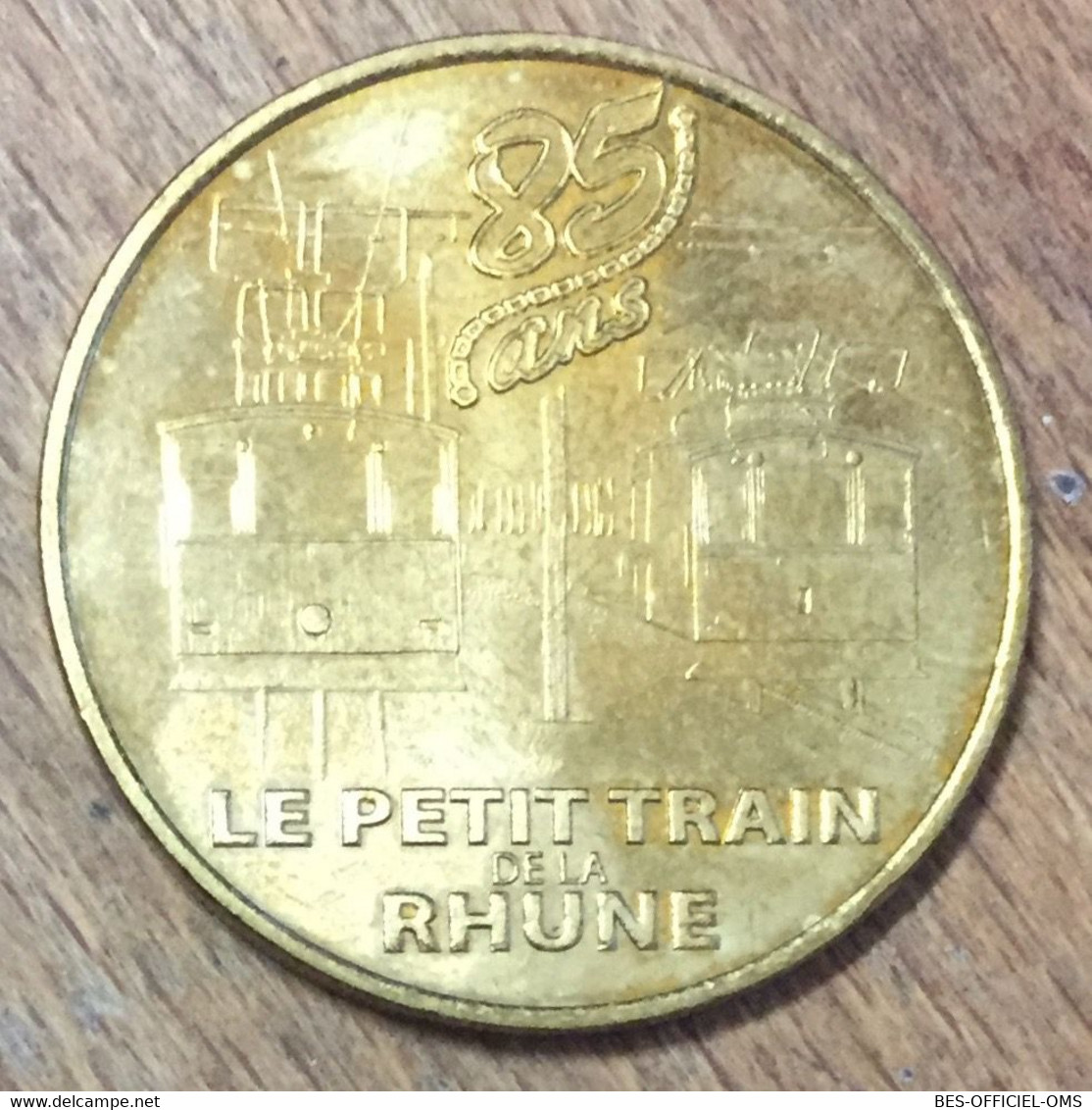 64 LE PETIT TRAIN DE LA RHUNE 2009 MÉDAILLE SOUVENIR MONNAIE DE PARIS JETON TOURISTIQUE MEDALS COINS TOKENS - 2009