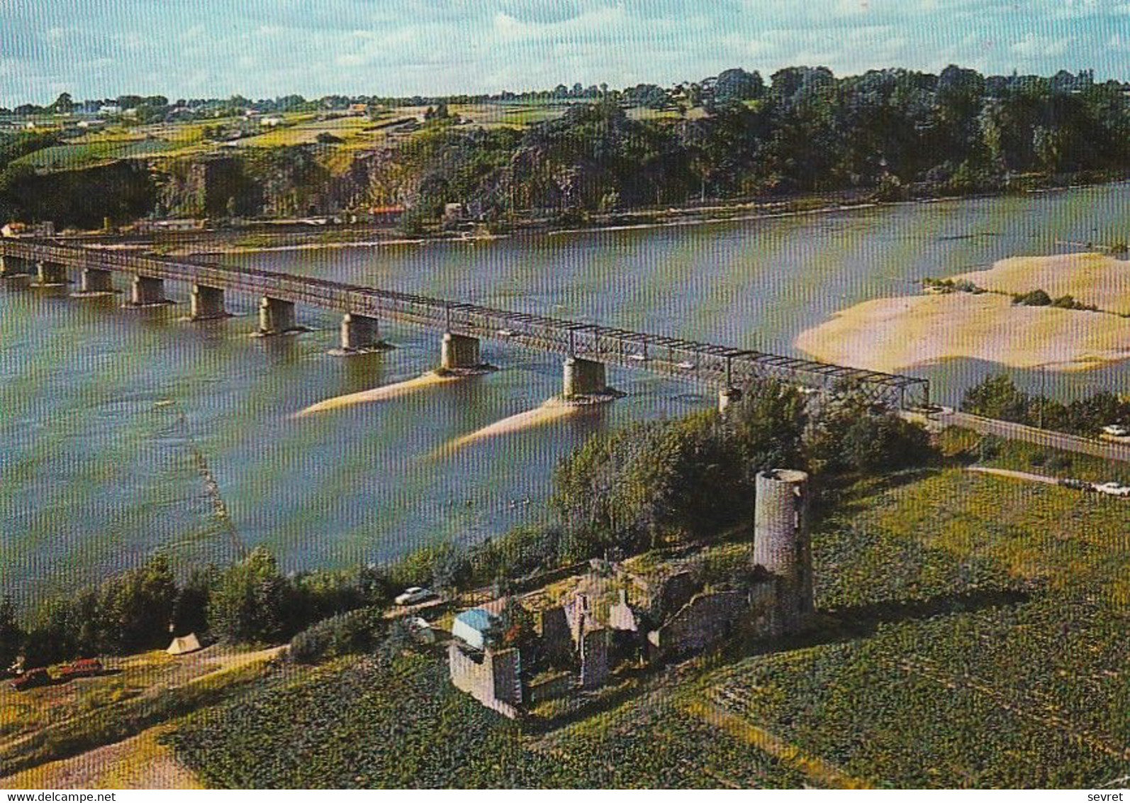 MAUVES SUR LOIRE. - Le Vieux Moulin Et Perspective Sur La Loire.  CPM  RARE - Mauves-sur-Loire