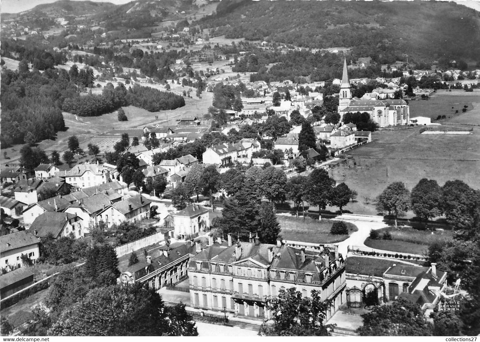 88-SAULXURES-SUR-MOSELOTTE- LE CHATEAU VUE DU CIEL - Saulxures Sur Moselotte