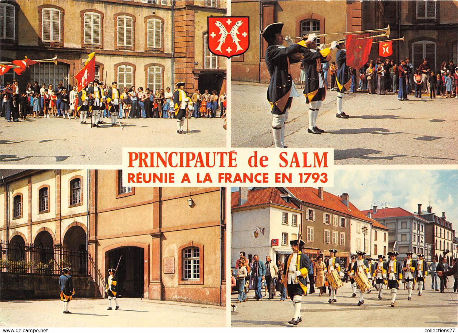 88-SENONES- PRINCIPAUTE DE SALM- LA RELEVE DE LA GARDE DE SALM - MULTIVUES - Senones