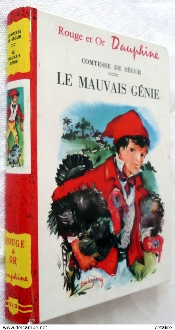 Le Mauvais Genie Comtesse De Segur +++TBE+++ LIVRAISON GRATUITE - Bibliotheque Rouge Et Or