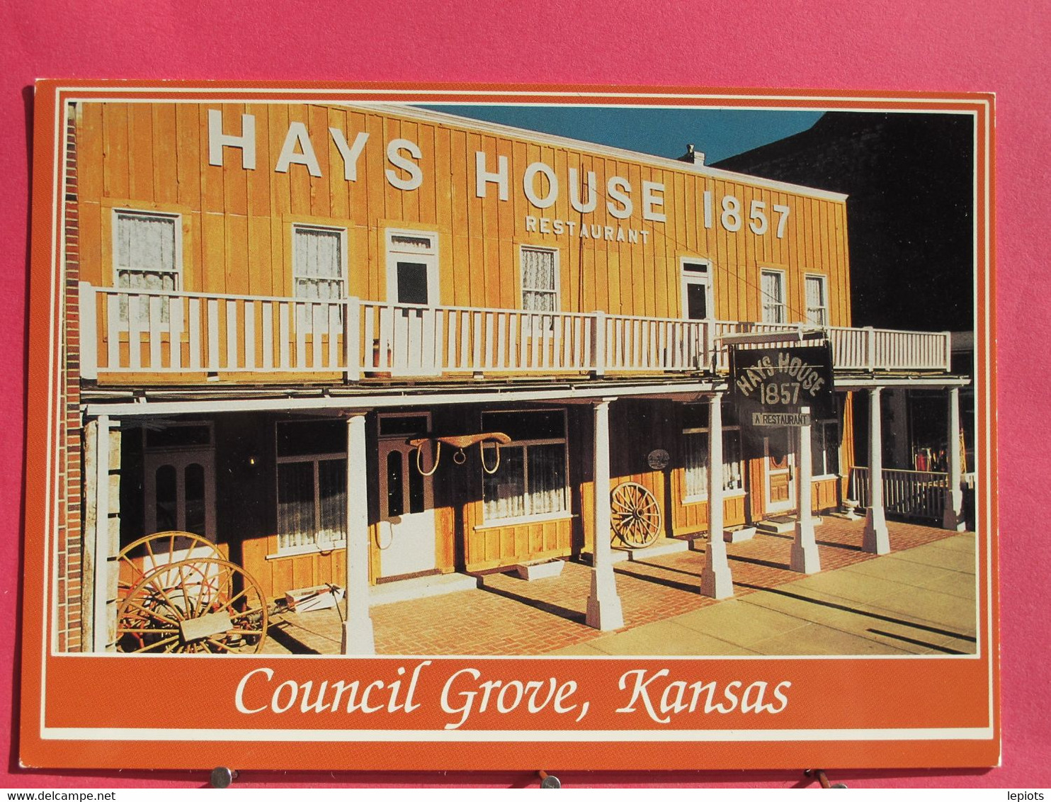 Visuel Très Peu Courant - USA - Kansas - Council Grove - Hays House - Excellent état - Autres & Non Classés