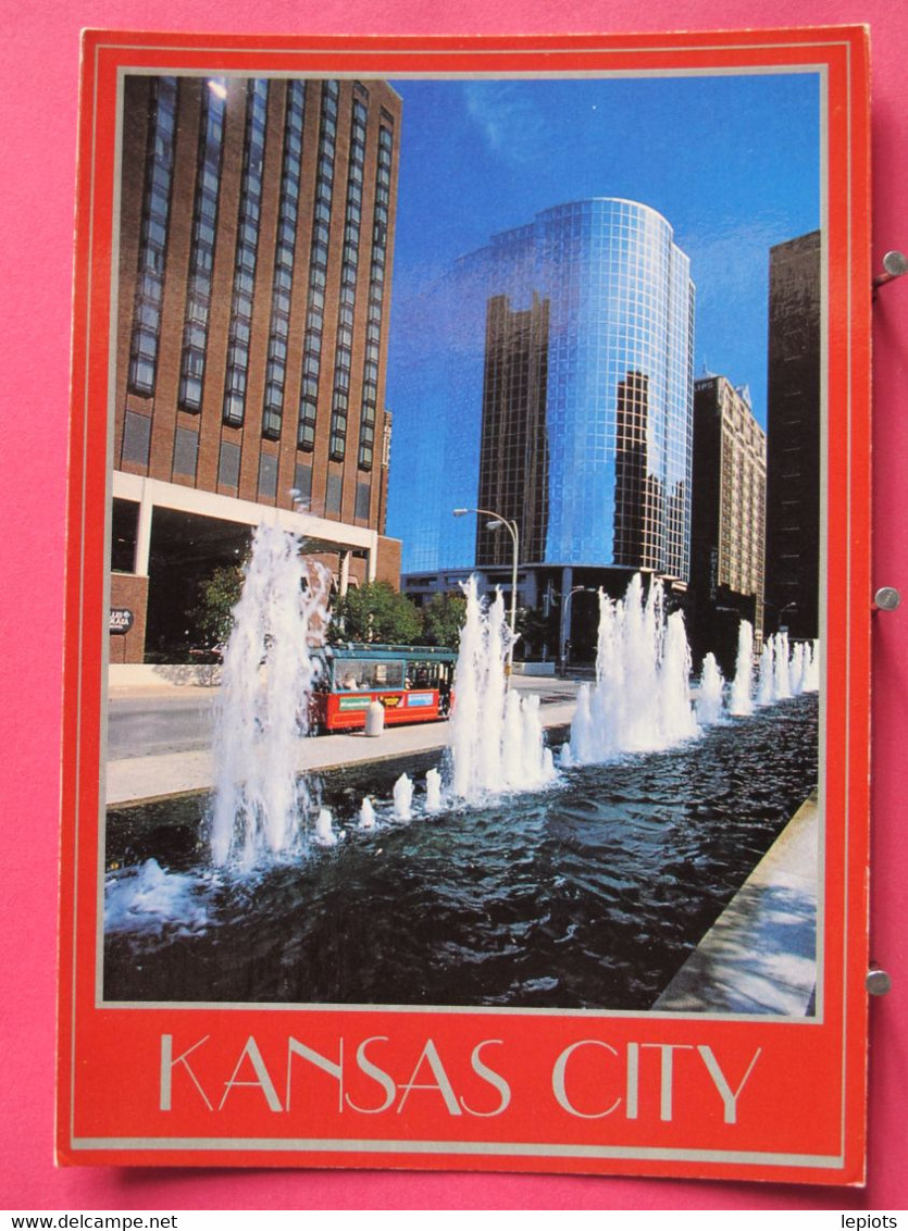 Visuel Très Peu Courant - USA - Kansas - Fountains Of Kansas City - Très Bon état - Kansas City – Missouri