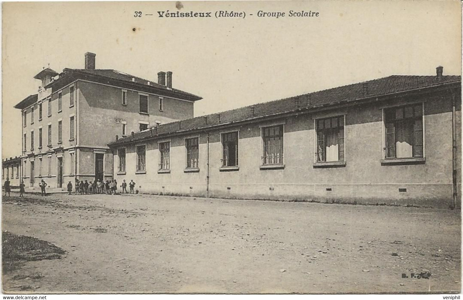 VENISSIEUX - RHONE - GROUPE SCOLAIRE - ANNEE 1922 - 1960-.... Cartas & Documentos