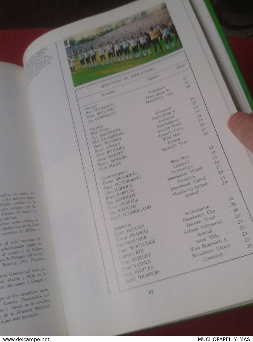 EL GRAN LIBRO DE LOS MUNDIALES 1930-1982 TODO SOBRE MUNDIAL ESPAÑA 82 1982 SPAIN WORLD CUP FOOTBALL BRAUN FÚTBOL SOCCER.