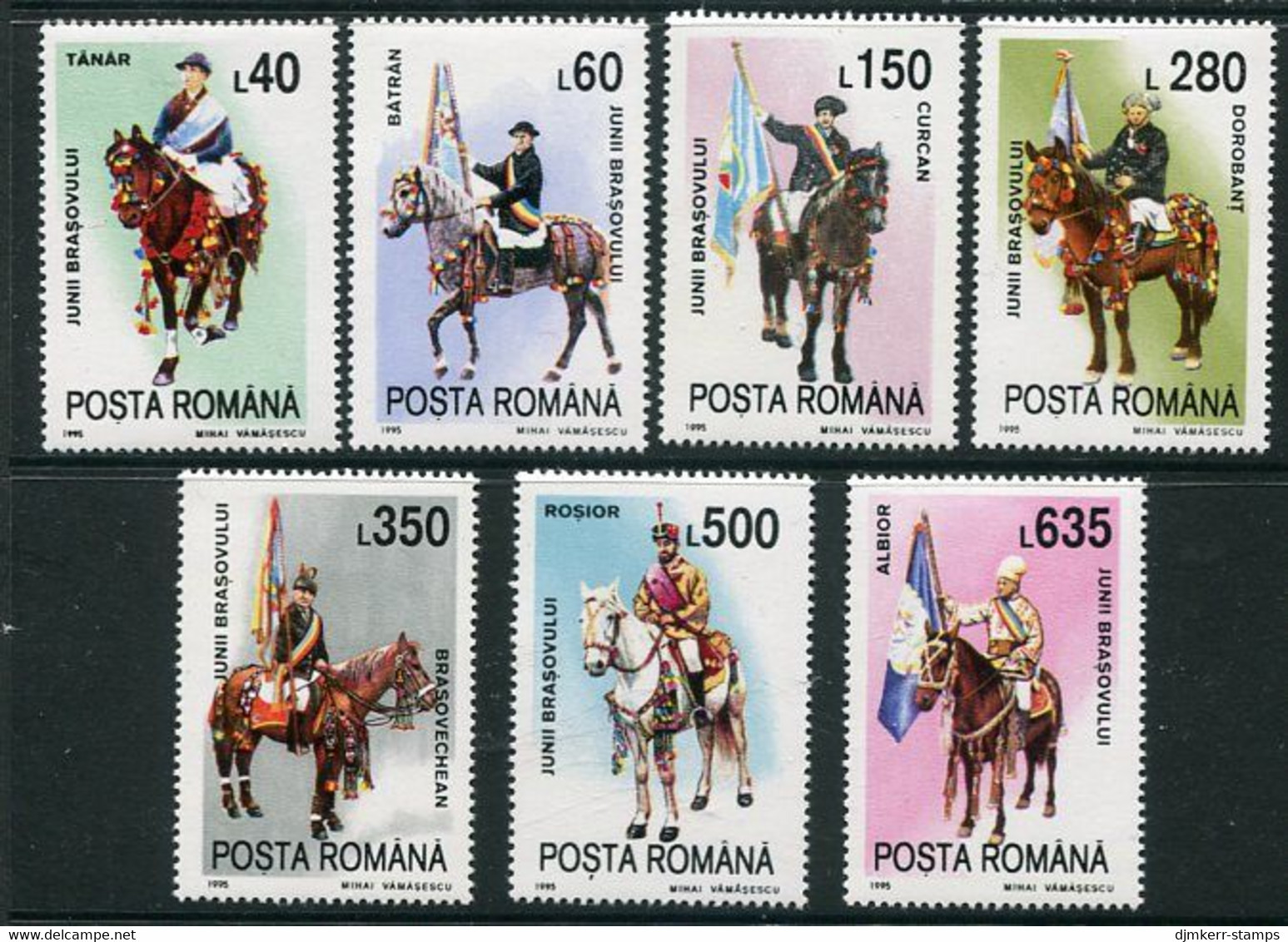 ROMANIA 1995 Brasov Youth Guilds MNH / **.  Michel 5063.-69 - Ongebruikt