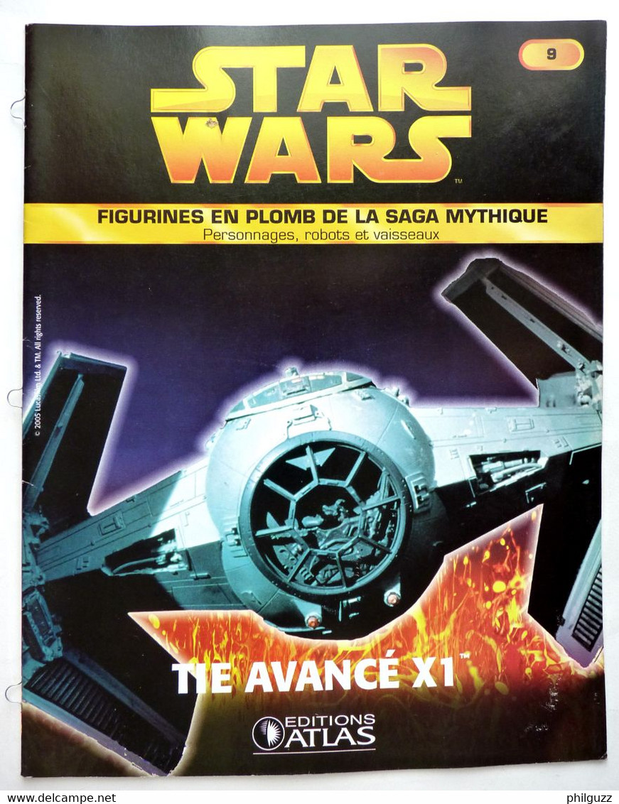 LIVRET EDITIONS ATLAS STAR WARS FIGURINES 2005 8 - TIE AVANCE X1 - Episode I