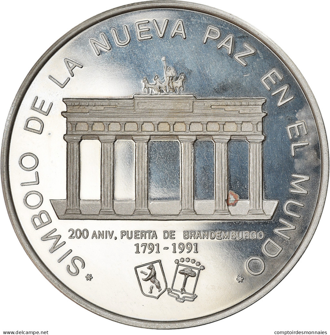 Monnaie, Equatorial Guinea, 1000 Francos, 1991, Proof, SPL, Copper-nickel, KM:68 - Equatorial Guinea