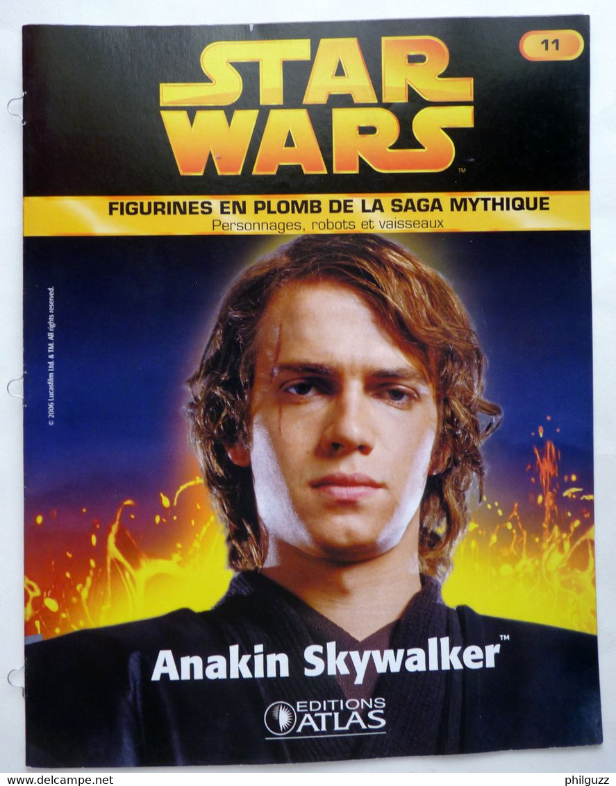 LIVRET EDITIONS ATLAS STAR WARS FIGURINES 2006 11 - ANAKIN SKYWALKER - Episode I