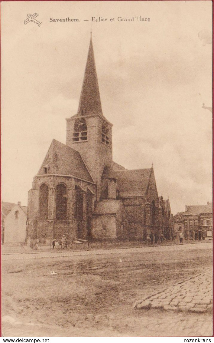 Zaventem Saventhem Kerk Eglise Et Grand' Place - Zaventem