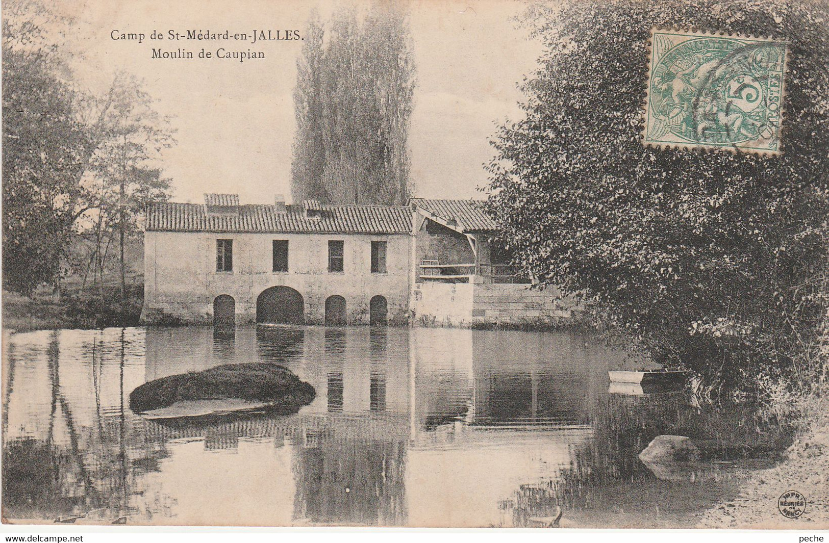 N°5631 R -cpa Camp De St Médard En Jalles -moulin De Caupian- - Moulins à Eau