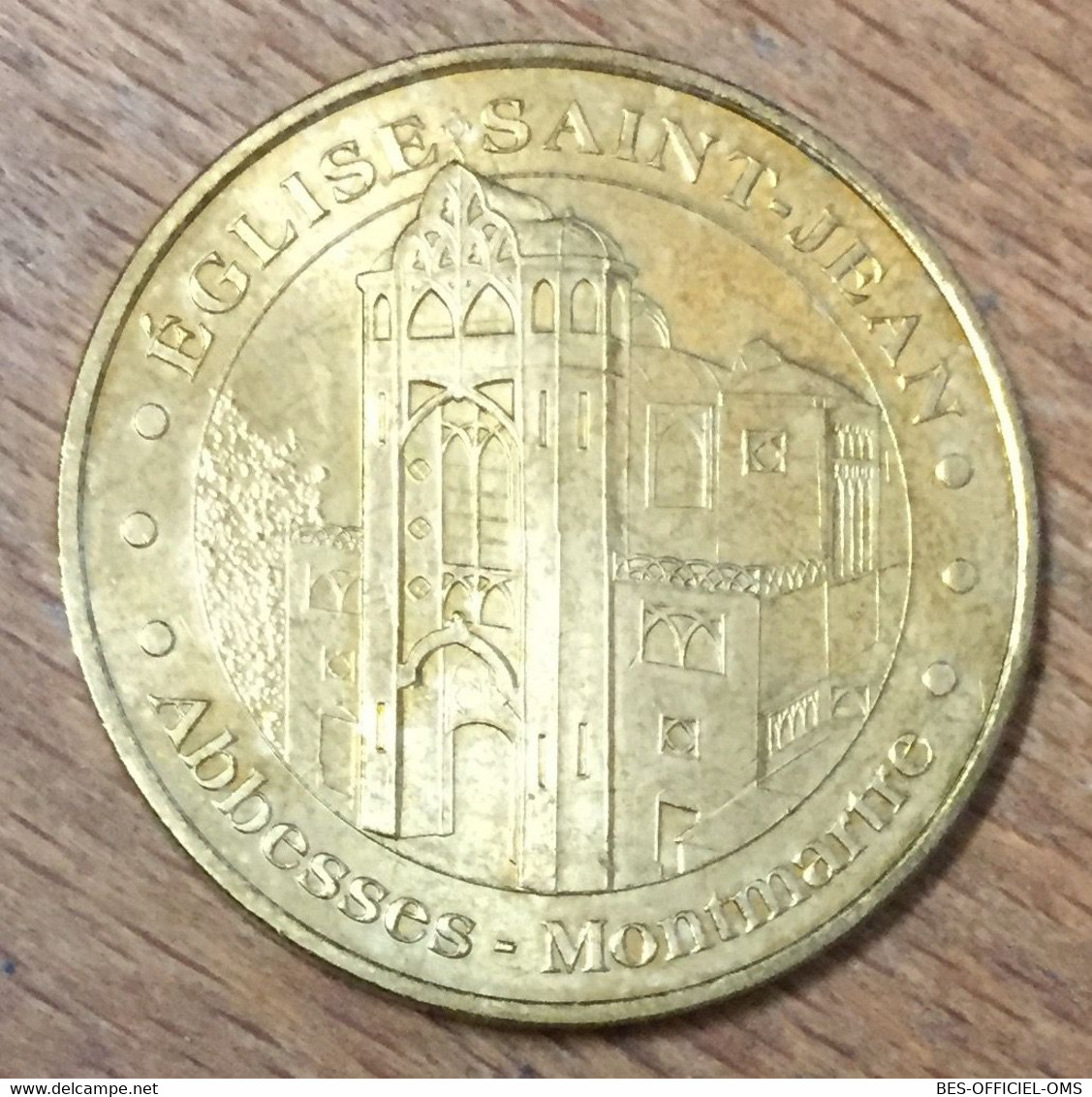 75018 PARIS ÉGLISE SAINT-JEAN ABBESSES MONTMARTRE MDP 2009 MÉDAILLE MONNAIE DE PARIS JETON TOURISTIQUE MEDALS COIN TOKEN - 2009