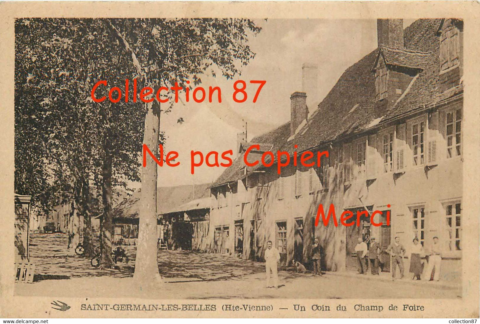 87 ☺♦♦ SAINT GERMAIN Les BELLES < UN COIN Du CHAMP De FOIRE - Saint Germain Les Belles