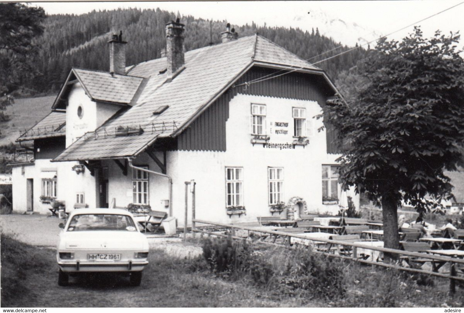 GASTHOF In Der Steiermark, PKW, Fotokarte Um 1955 - Hotels & Restaurants