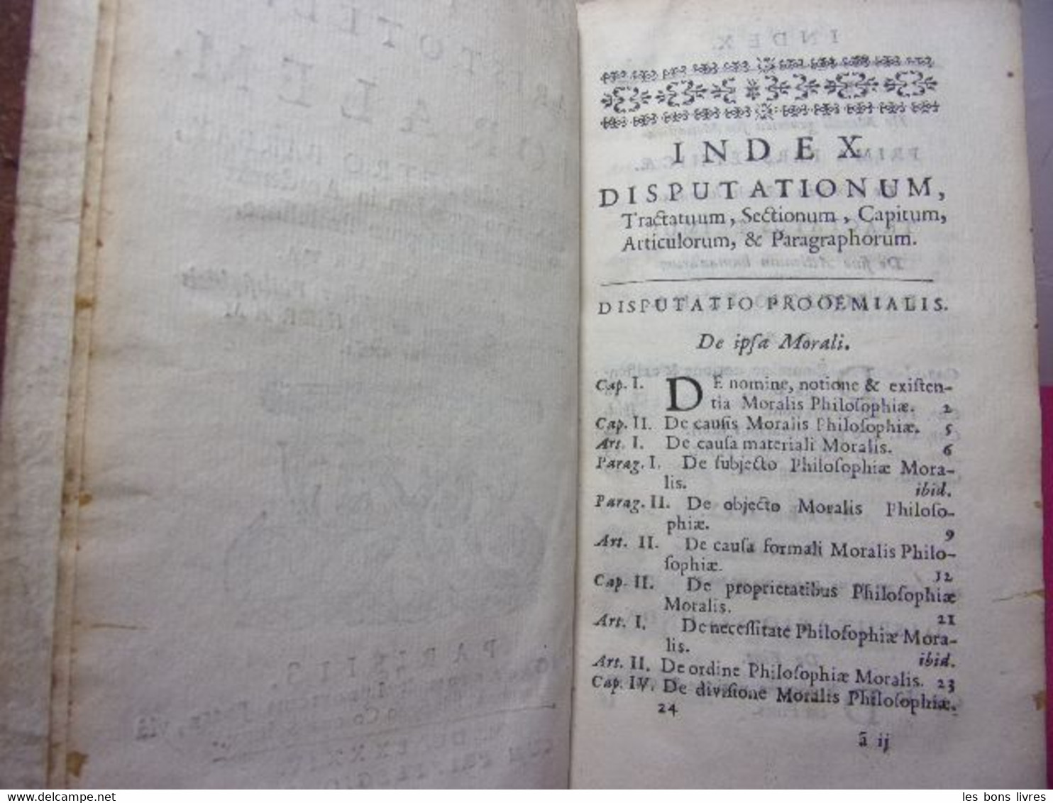 1684. Commentarius In Aristotelis Moralem. Petro Barbay - Tot De 18de Eeuw