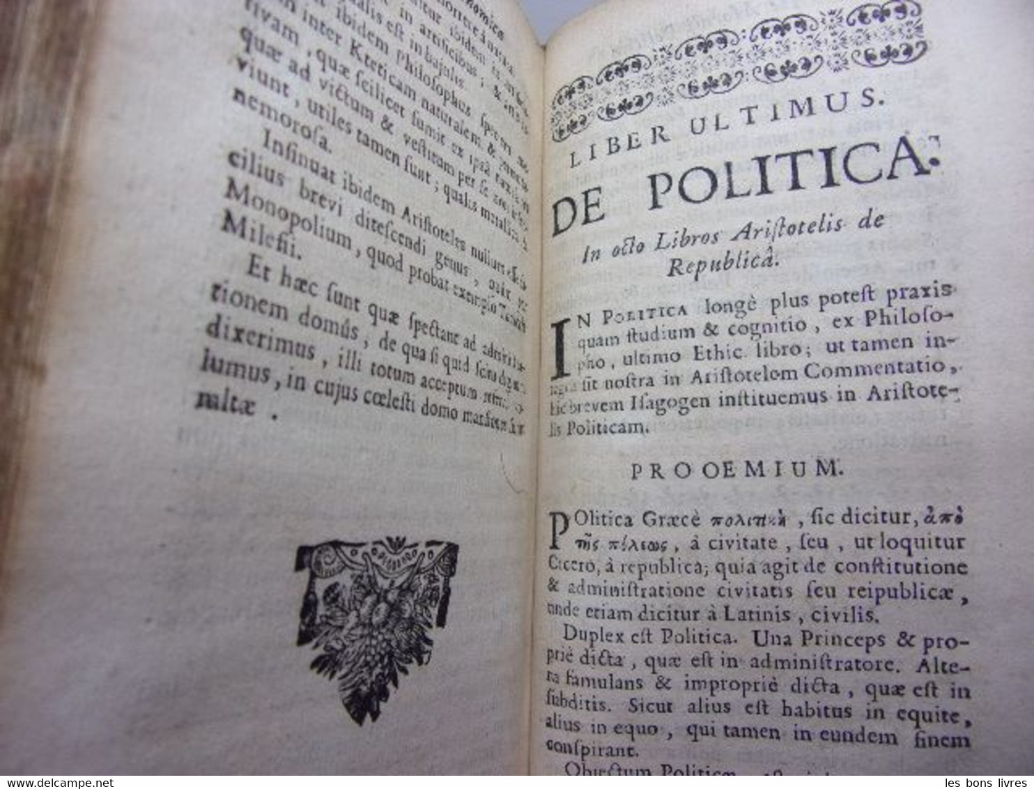 1684. Commentarius in Aristotelis moralem. Petro Barbay