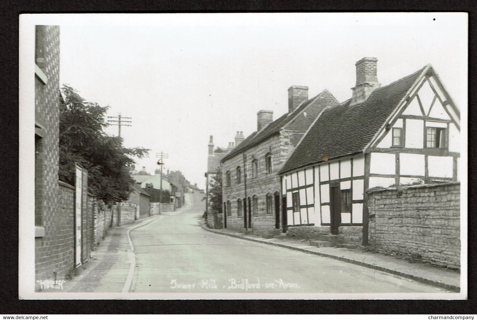 RPPC - Bidford-on-Avon - Tower Hill - 2 Scans - Otros & Sin Clasificación