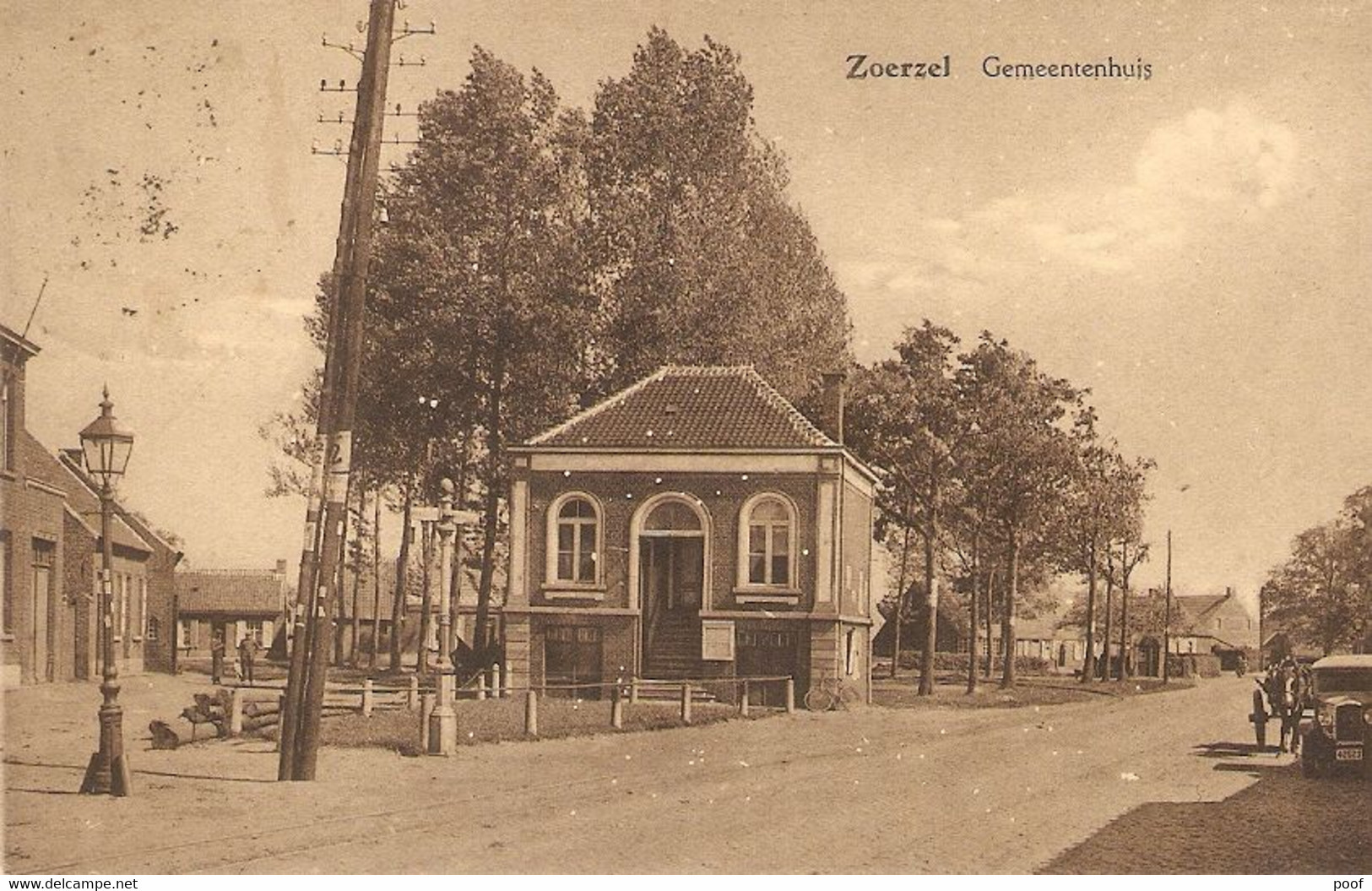 Zoersel : Gemeentehuis --- 1933 - Zoersel
