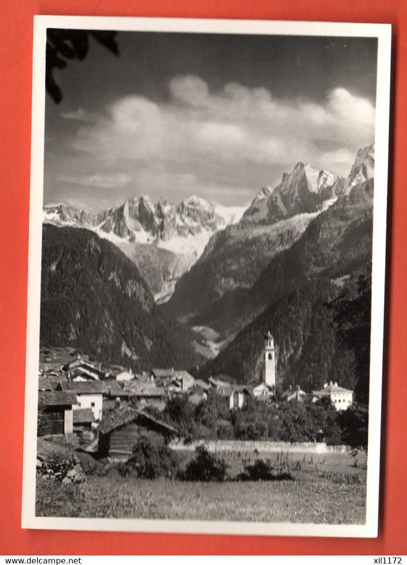 ZCA-25 Soglio Bregaglia  Mit Scioragruppe. Nicht Felaufen. Pomatil 17, Gross Format - Bregaglia