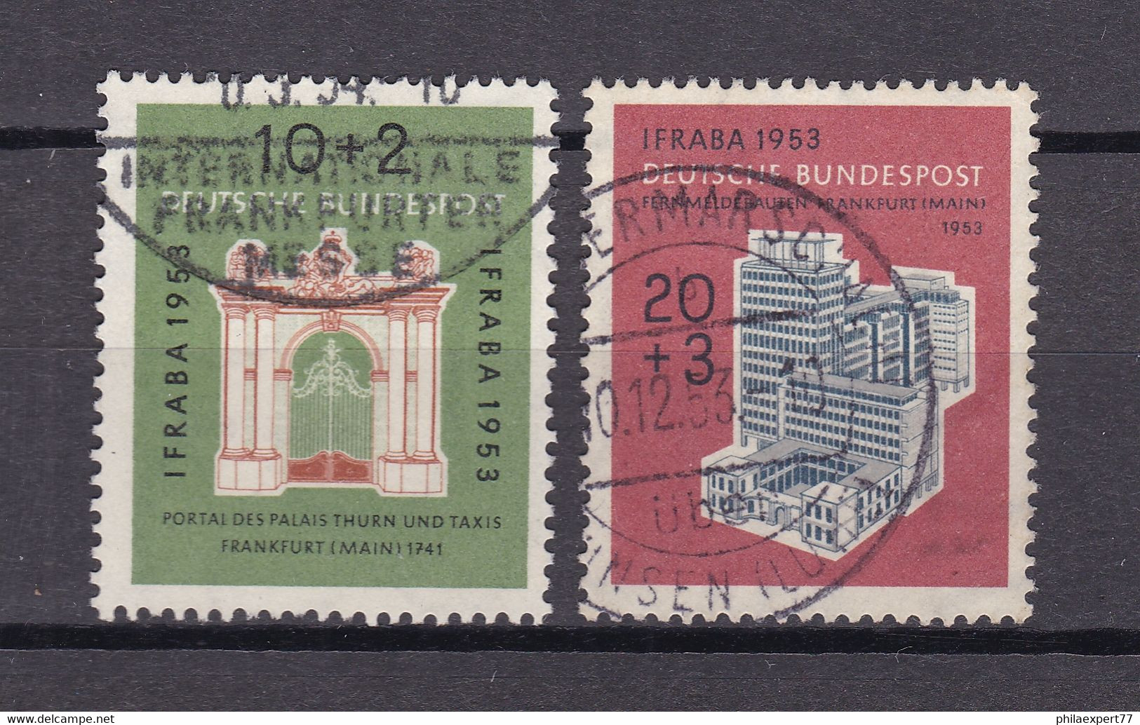 BRD - 1953 - Michel Nr. 171/172 - Gestempelt - 55 Euro - Gebraucht