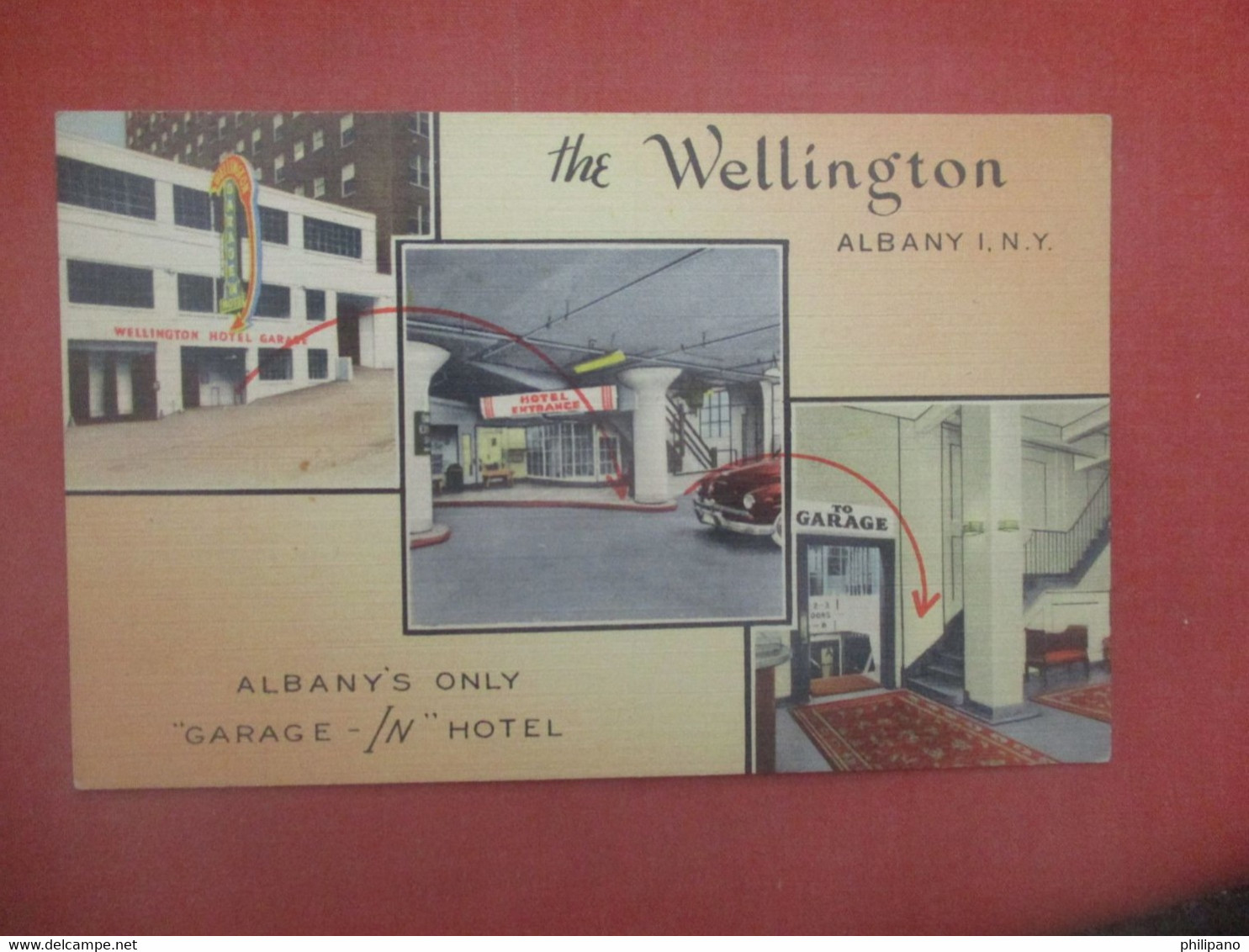 Garage In Hotel  Hotel Wellington   Albany   New York  Ef 4404 - Albany