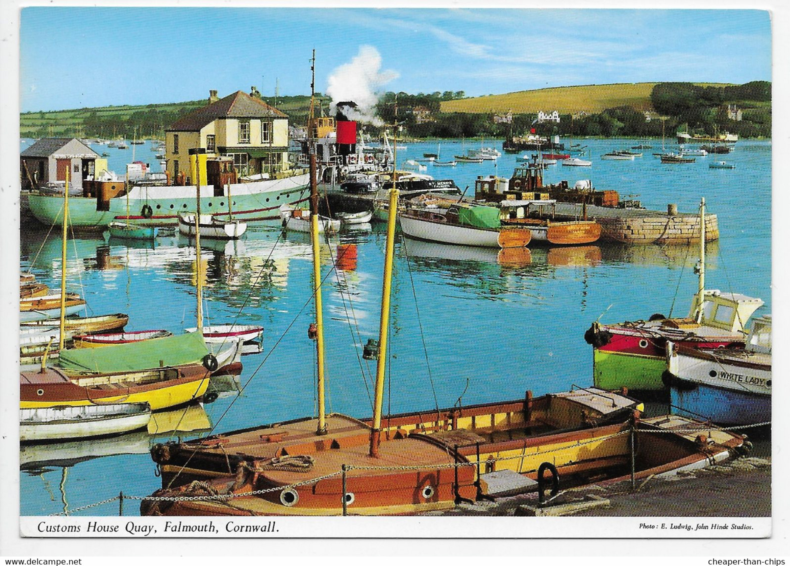 FALMOUTH - Customs House Quay - John Hinde (10.5 X 15.0) - Falmouth