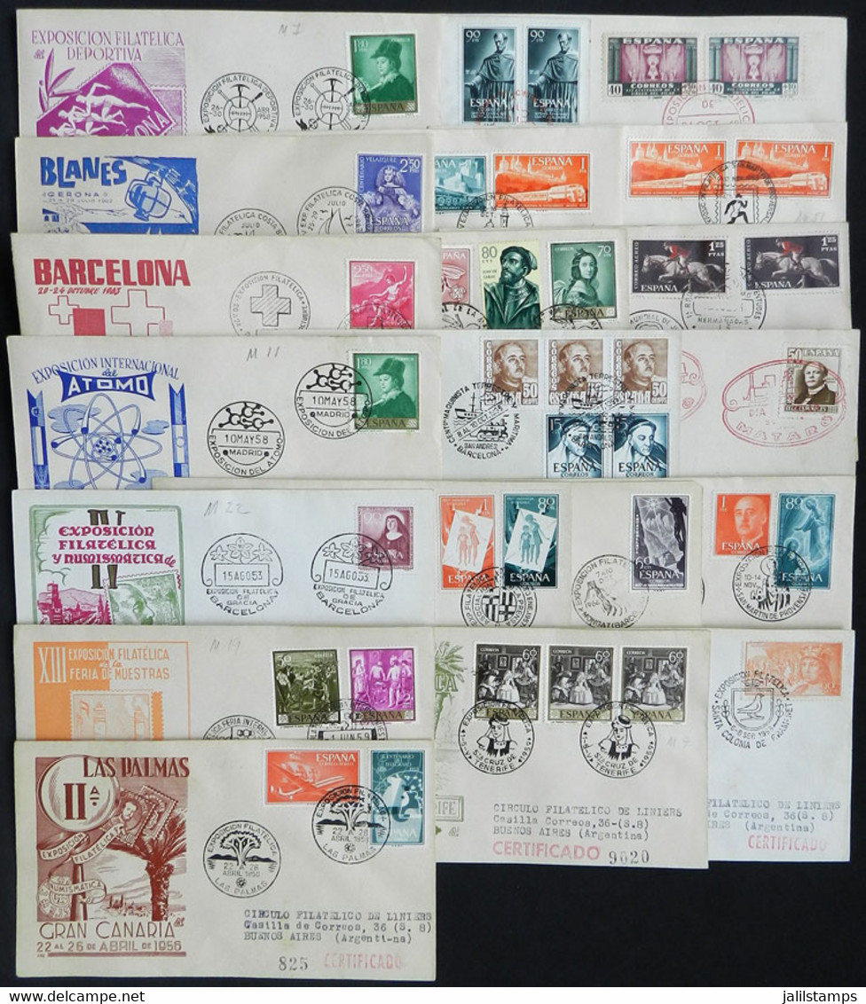 SPAIN: More Than 400 Covers From Varied Periods (circa Between 1940 And 1980), All With Interesting And Very Nice SPECIA - Collections