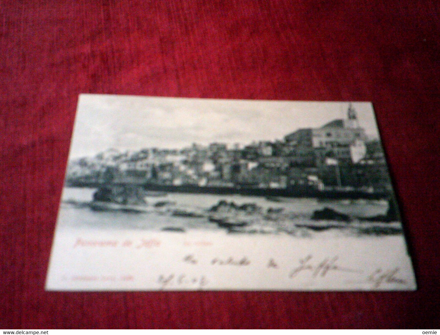 CARTES DE JAFFA   1902  CACHET ALEXANDRIE   DESTINATION PARIS  LES ROCHERS - Israel
