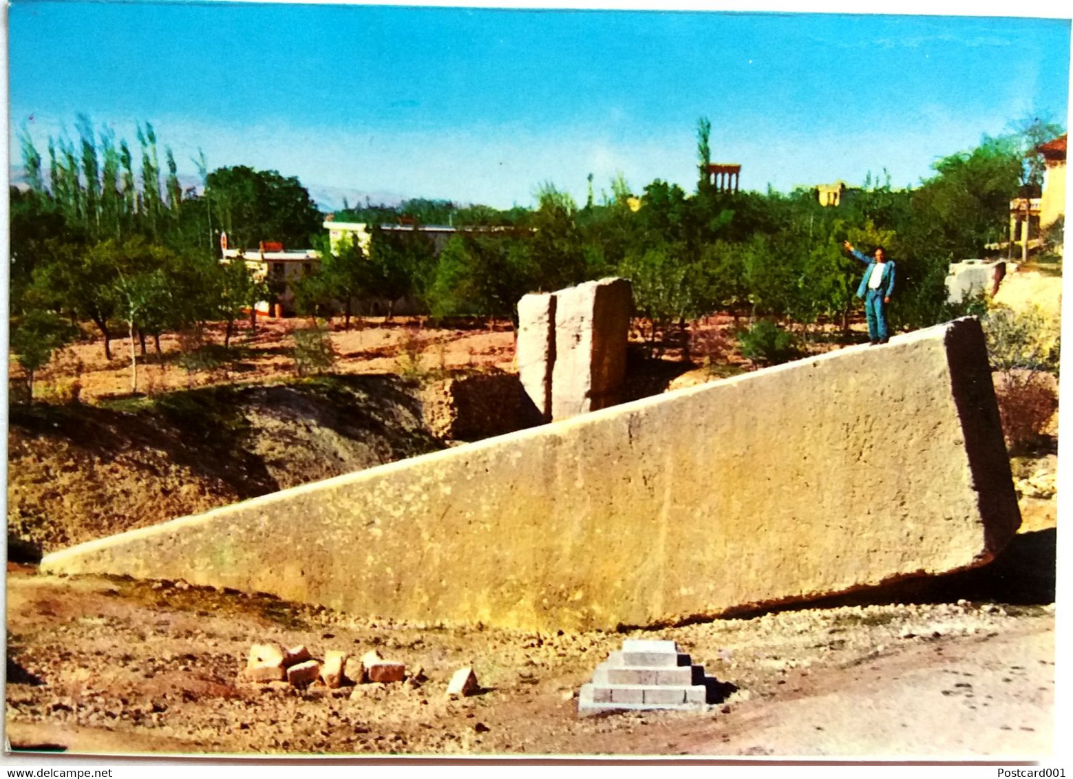 #914  Monolith From Roman Temple Of Baalbek Complex, Ancient Architecture - LEBANON - Image Card - Lebanon