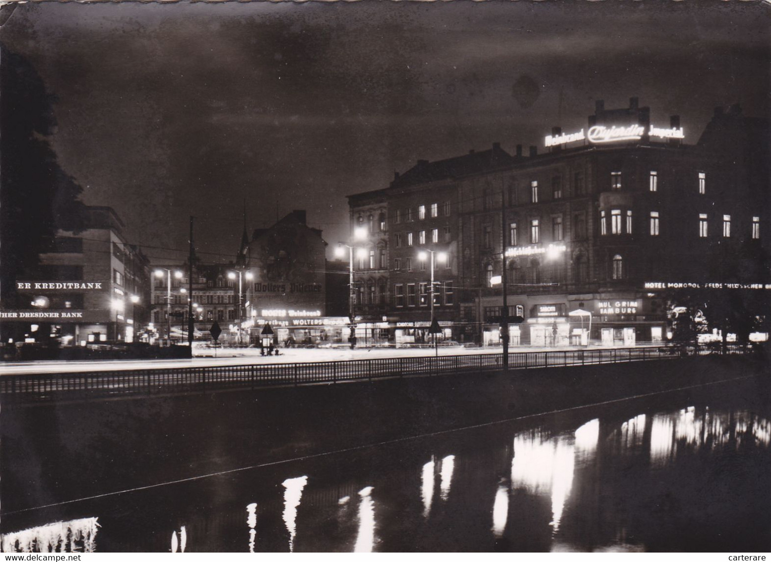 ALLEMAGNE,GERMANY,DEUTSCHLAND,BASSE SAXE,BRAUNSCHWEIG,CARTE PHOTO,BANK,HOTEL - Braunschweig