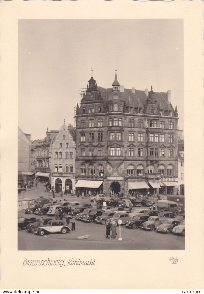 ALLEMAGNE,GERMANY,DEUTSCHLAND,BASSE SAXE,BRAUNSCHWEIG,CARTE PHOTO,CAFE - Braunschweig