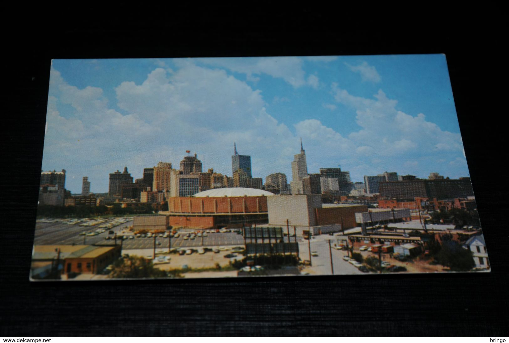 17893-         TOWERING SKYLINE OF DALLAS WITH MEMORIAL AUDITORIUM - Dallas