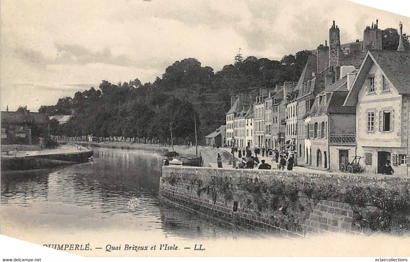 Quimperlé      29      Quai Brizeux Et L'Isole      (Voir Scan) - Quimperlé