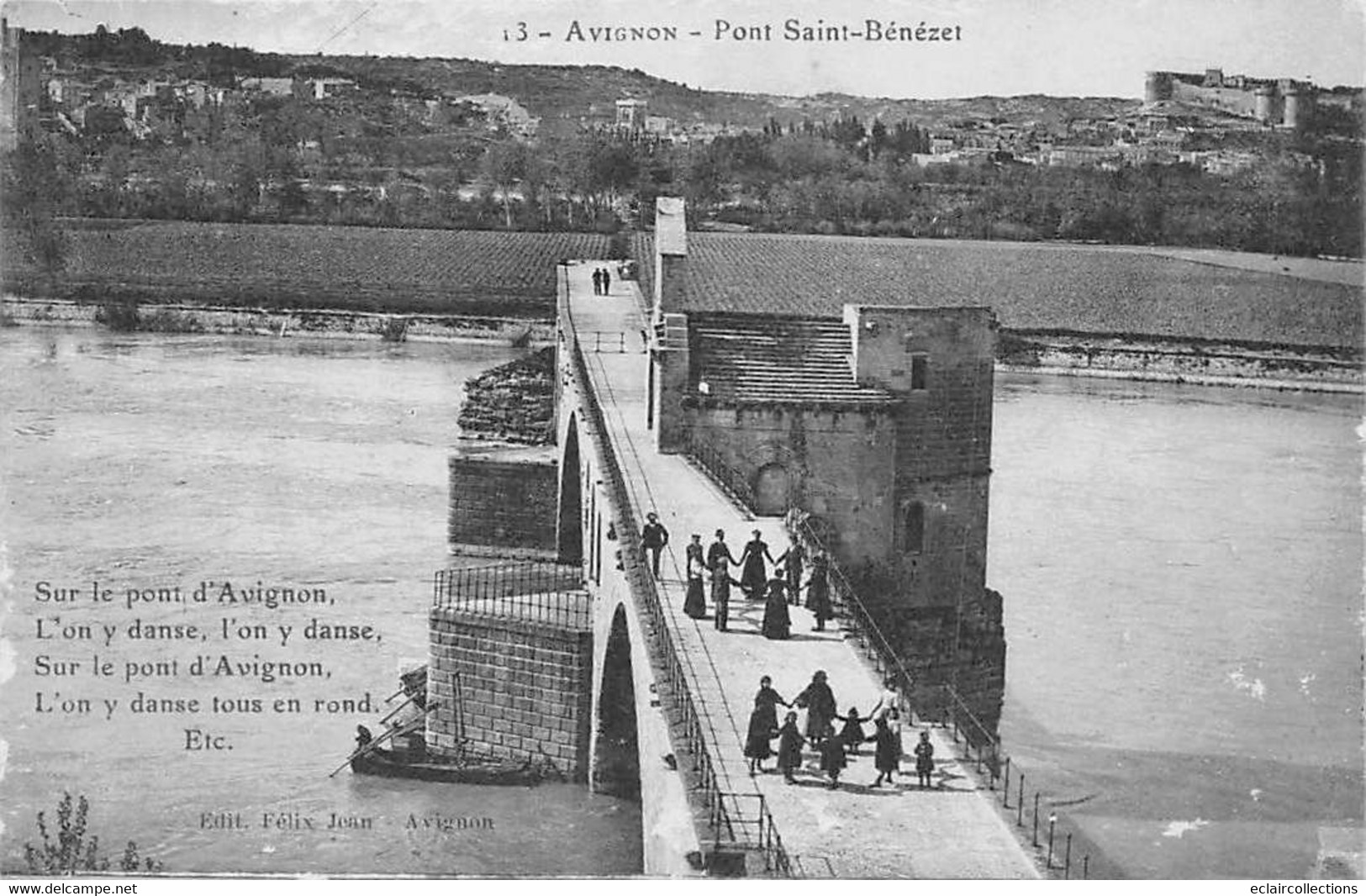 Avignon     84    Pont Saint Bénezet...On Y Danse..      (Voir Scan) - Avignon (Palais & Pont)