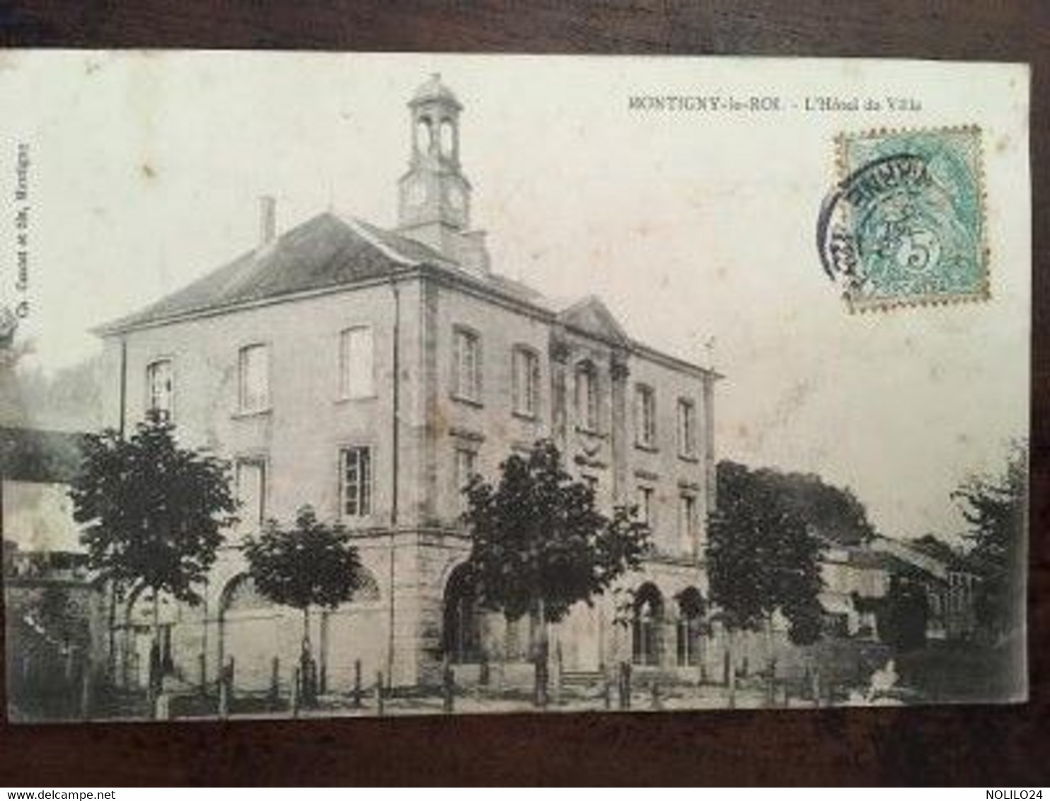 Cpa, Montigny Le Roi, L'Hôtel De Ville (52) , éd Contet Et Fils, écrite - Montigny Le Roi