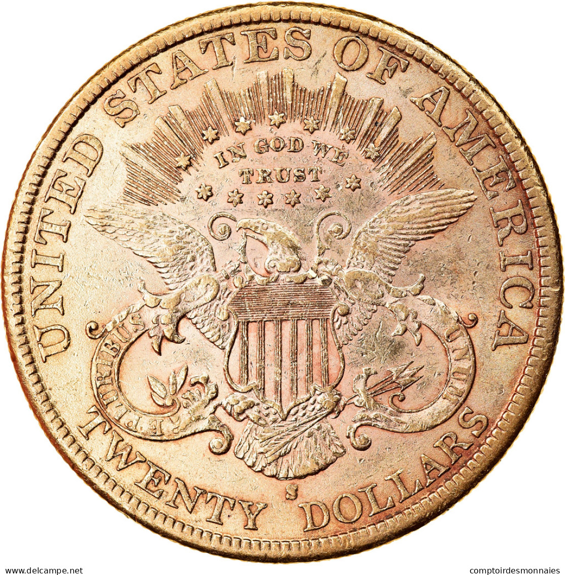 Monnaie, États-Unis, Liberty Head, $20, Double Eagle, 1891, U.S. Mint, San - 20$ - Double Eagles - 1877-1901: Coronet Head