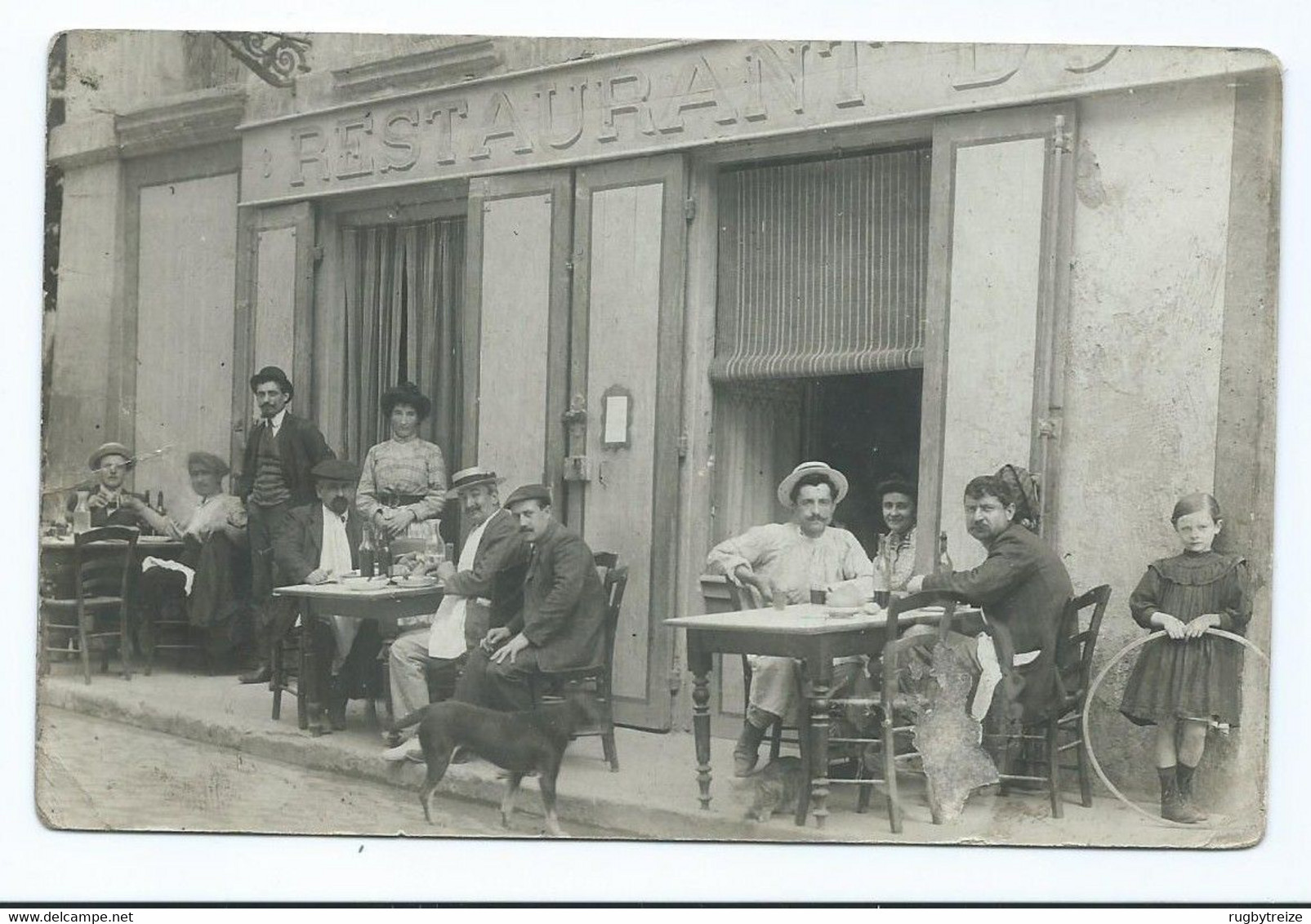 3741 Carte Postale A Identifier Situer Localiser - RESTAURANT Chien Dog Cerceau Enfant - Restaurants