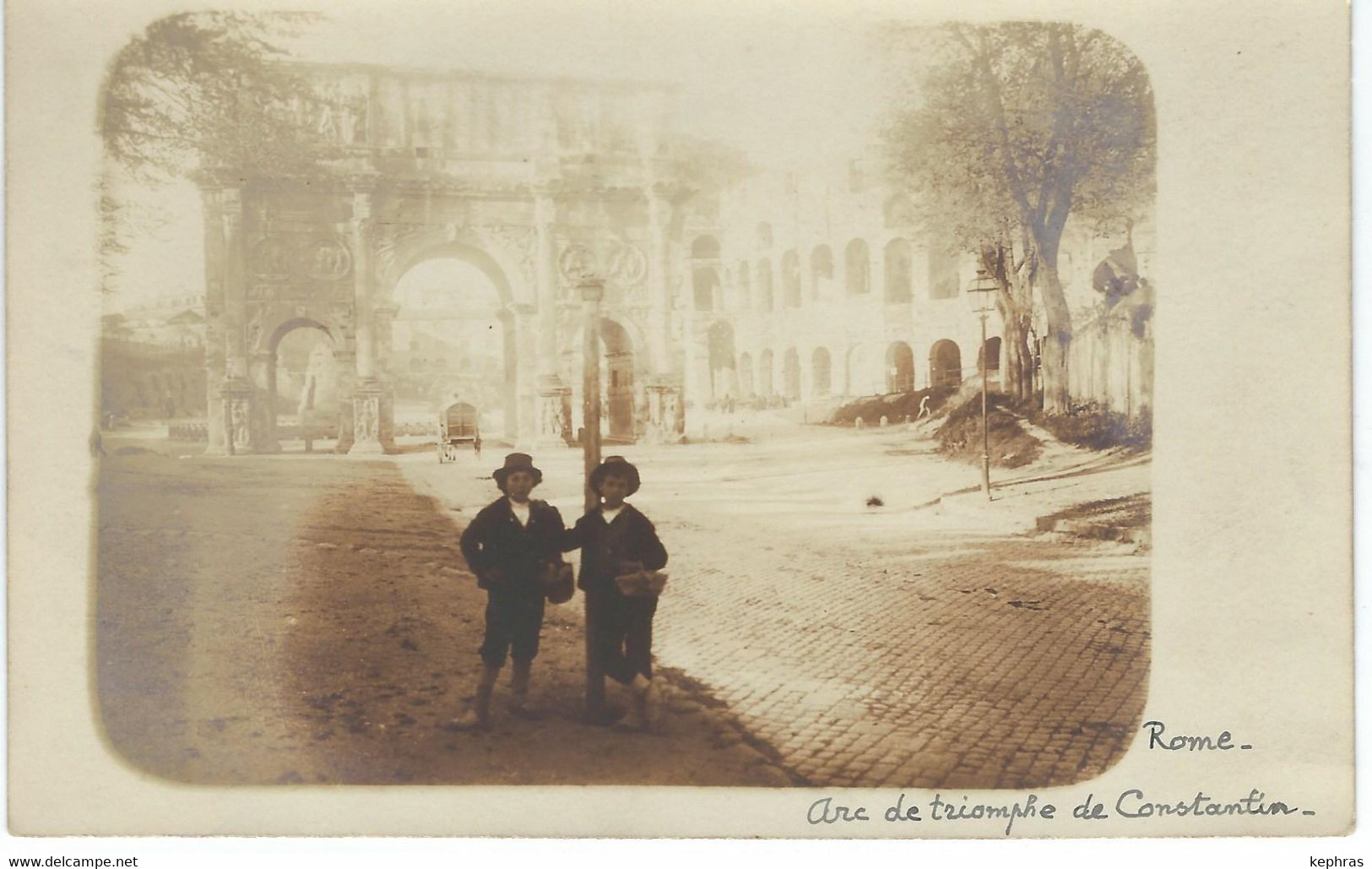 ROME - ROMA ; Arc De Triomphe De Constantin - RARE CARTE PHOTO - Other Monuments & Buildings